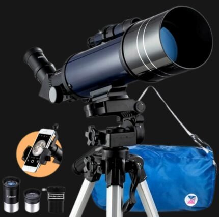 Telescope for Astronomy, 200X Pro 400/70 FMC Glass Optical Refractor Telescopes