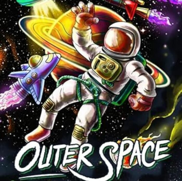 Outer Space Coloring Book: A Collection Of Astronauts And Galaxies Illustrations