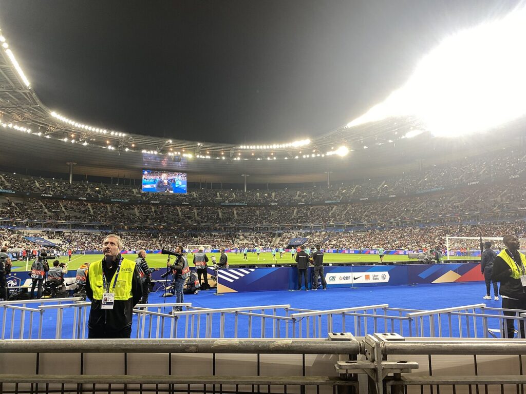 Vista del estadio Stade de France, Saint-Denis; fotografía de archivo de 2022