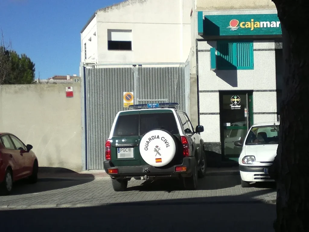 Vehículo de la Guardia Civil